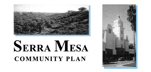 Cover of Serra Mesa Community Plan document