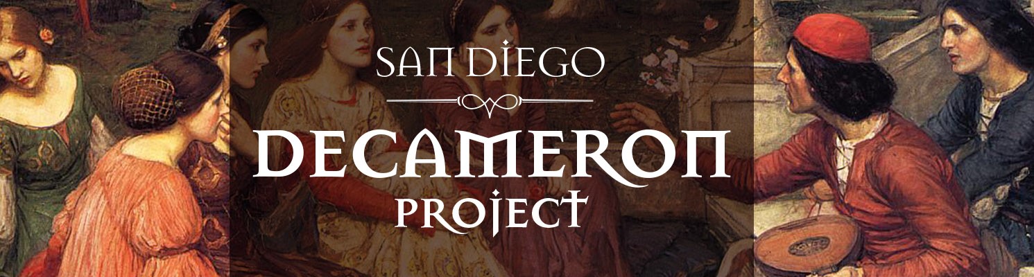 San Diego Decameron Project banner graphic