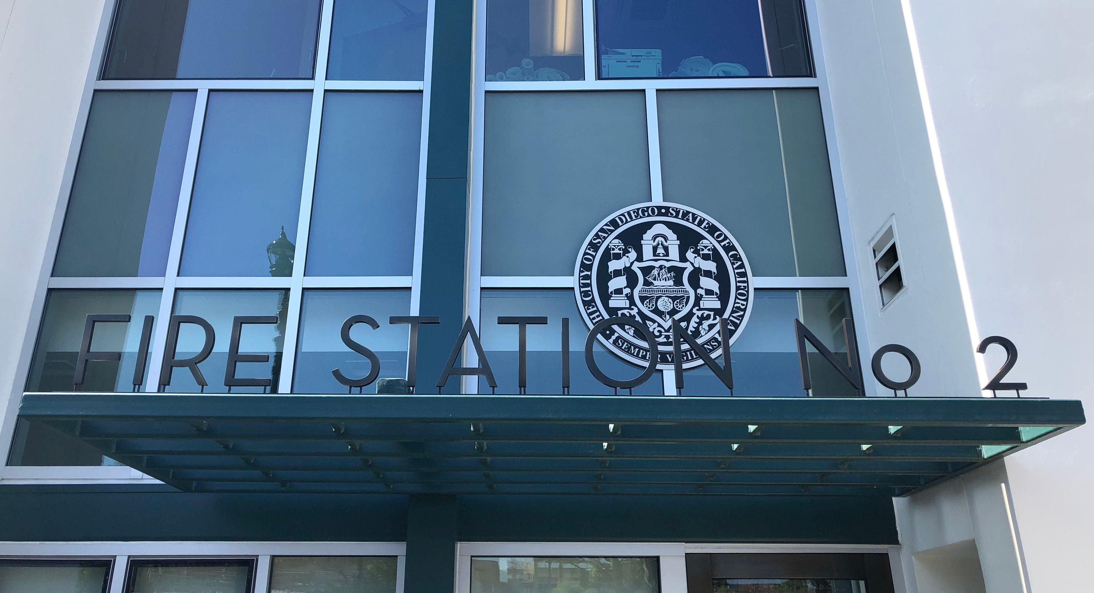Fire Station 2 Outdoor Signage