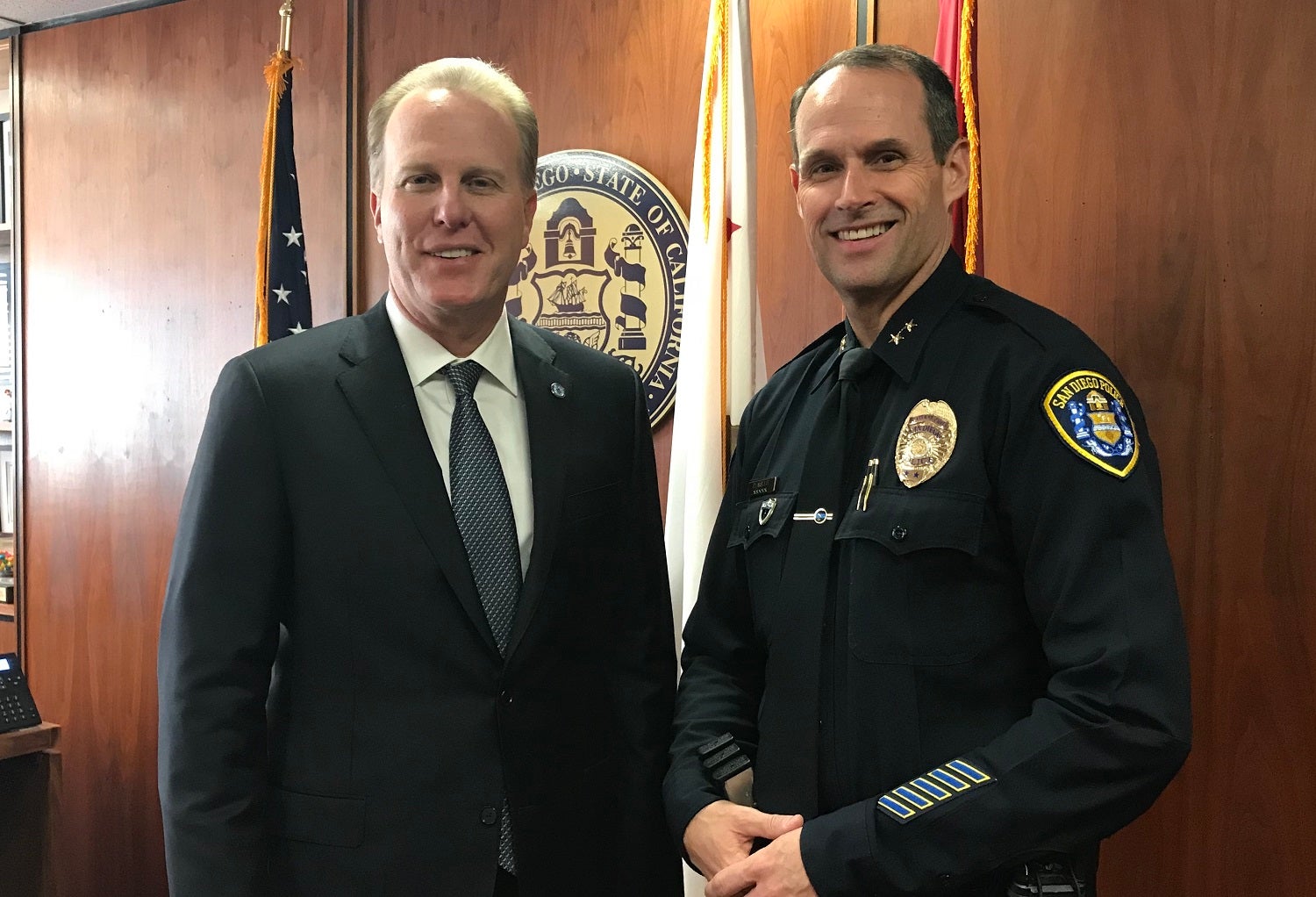 San Diego Police Chief David Nisleit