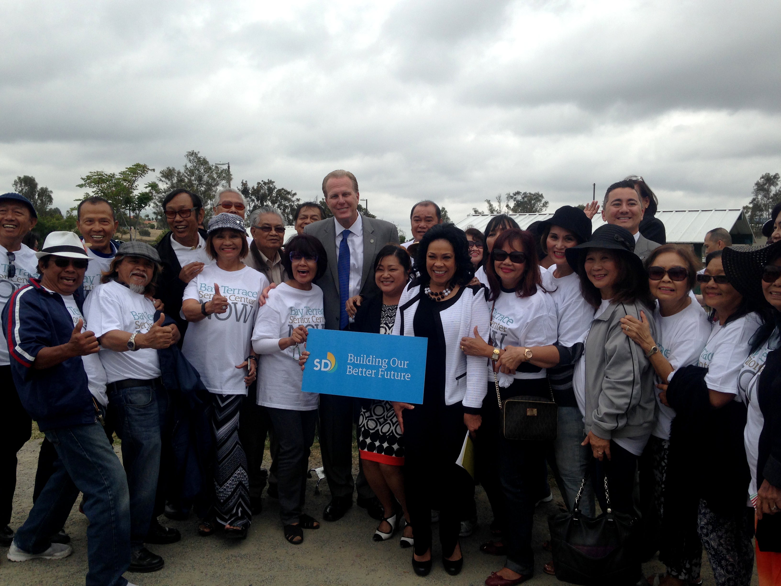 Standing at the proposed site of the long-awaited Tooma Senior Center for southeastern San Diego, Mayor Kevin L. Faulconer today announced an updated “One San Diego” budget proposal. Standing at the proposed site of the long-awaited Tooma Senior Center for southeastern San Diego, Mayor Kevin L. Faulconer today announced an updated “One San Diego” budget proposal.