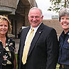 Photo of Barbara Ayers, Mayor Jerry Sanders, and Fire Chief Tracy Jarman