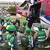 Photo of Fire Department Helicopter and CERT Class