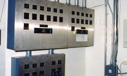 Photo of elevator annunciator panel