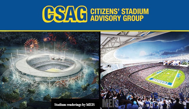 Citizens' Stadium Advisory Group collage