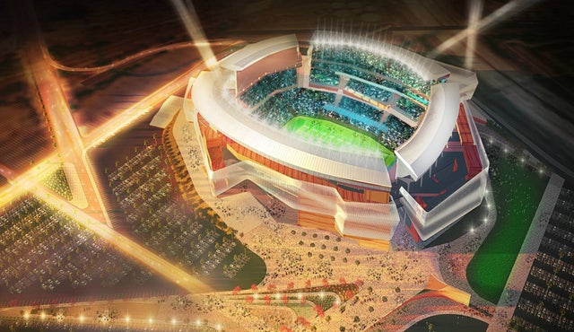 Rendering of new stadium