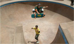 Photo of Skateboarders in Bowl