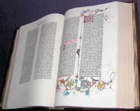 Facsimile edition of the Gutenberg Bible Image