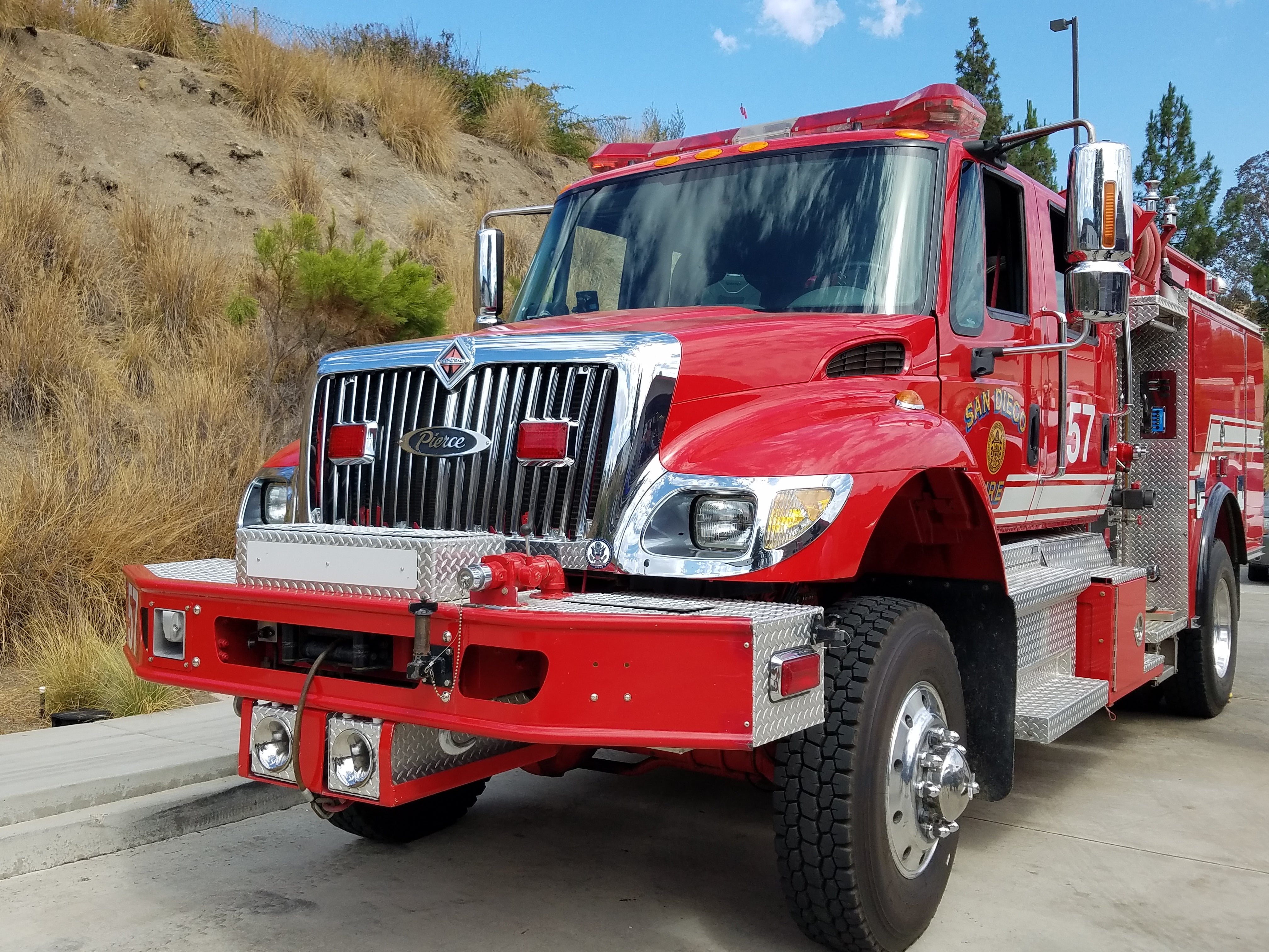 Brush Fire Engine #57 Serving San Pasqual Valley