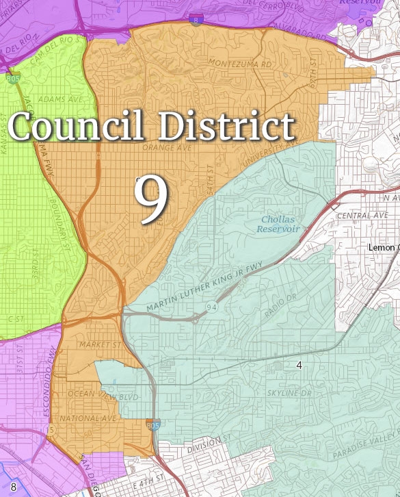 Council District 9 Map