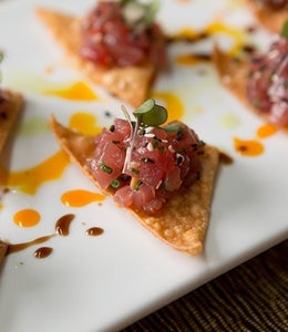 Plate of appetizers
