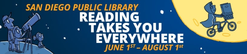 San Diego Public Library summer reading banner