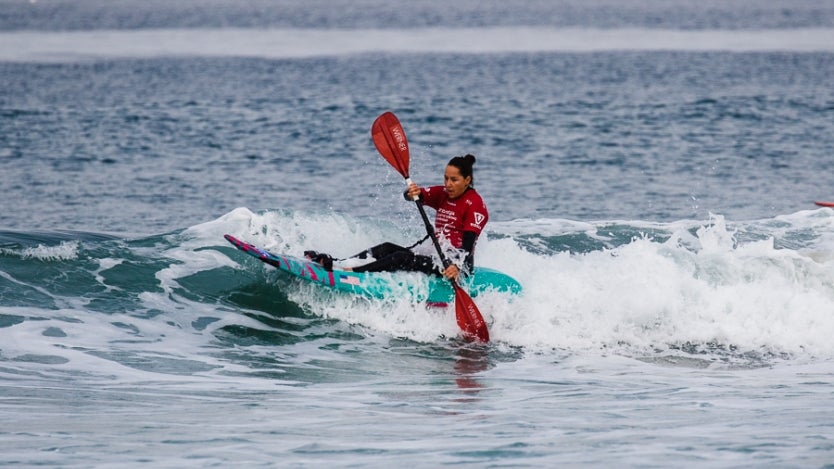 Alana Nichols Rides the Wave at La Jolla Shores Alana Nichols Rides the Wave at La Jolla Shores