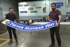 Trevor Hoffman Way Street Sign