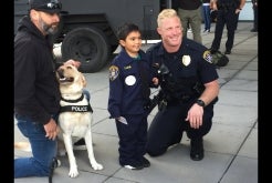 SDPD Makes Boy's Wish Come True