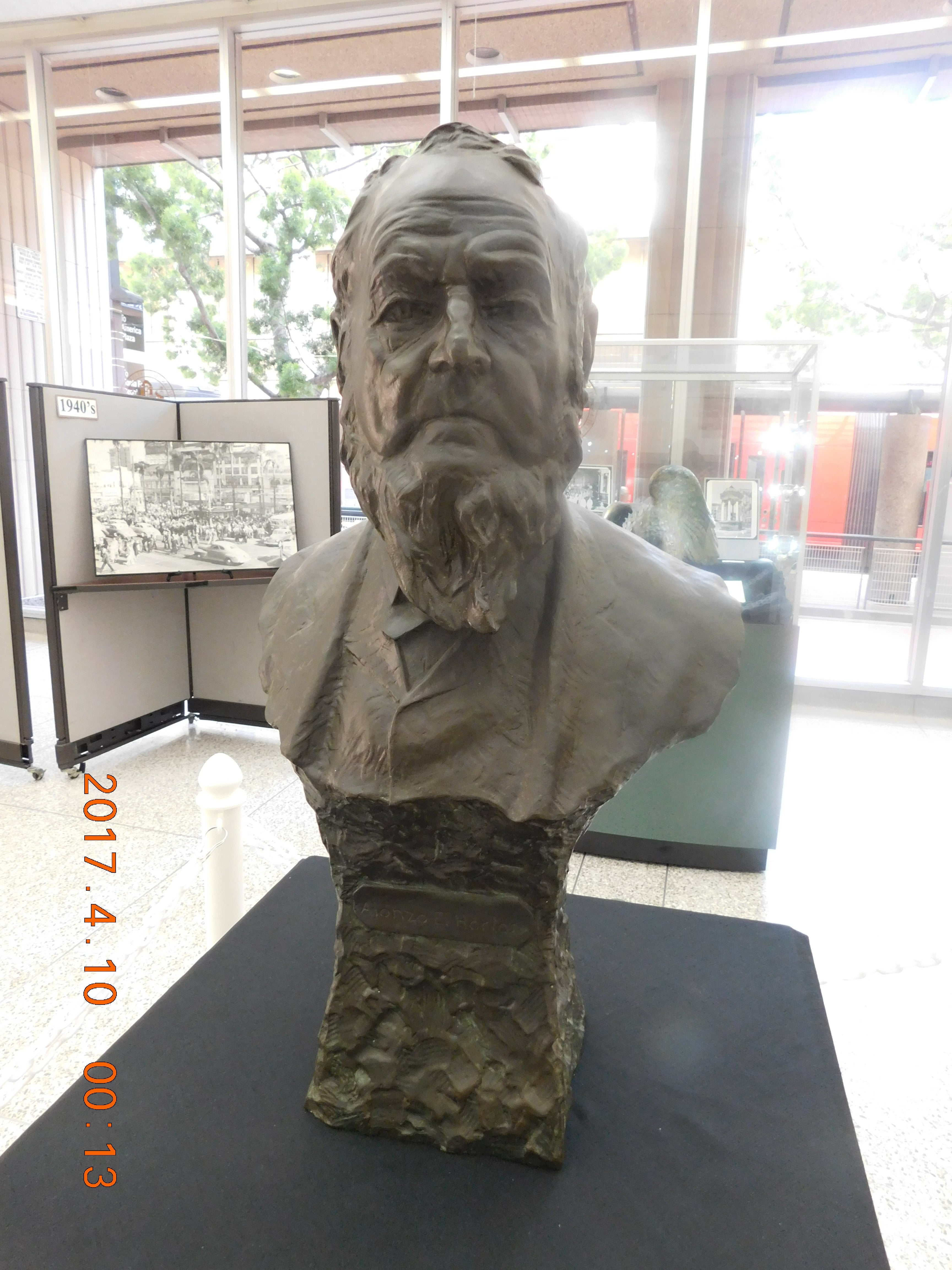 Statue of Alonzo E Horton in the City Administration Building