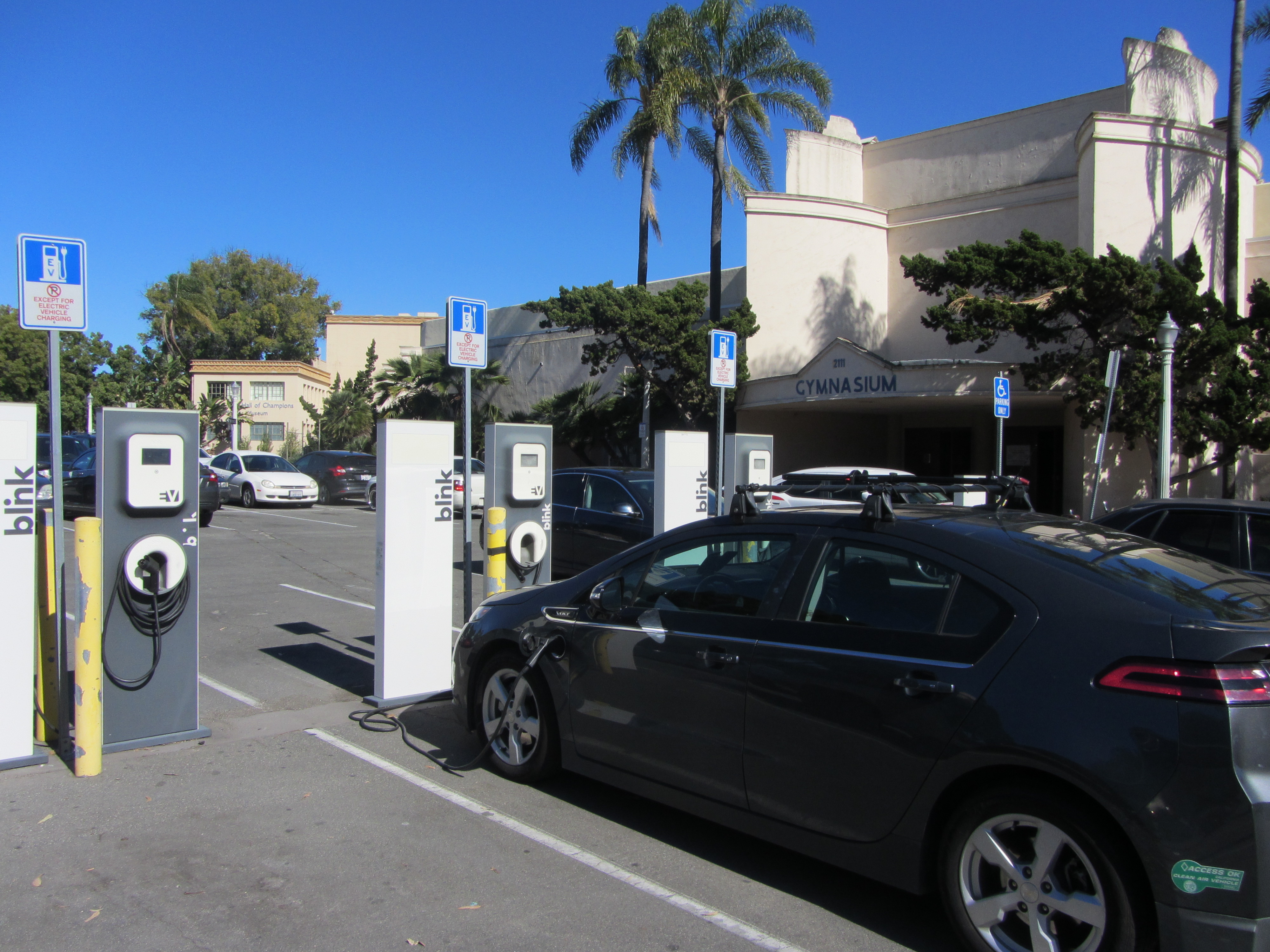 Electric Vehicle Charging Station at Balboa Park Palisades
