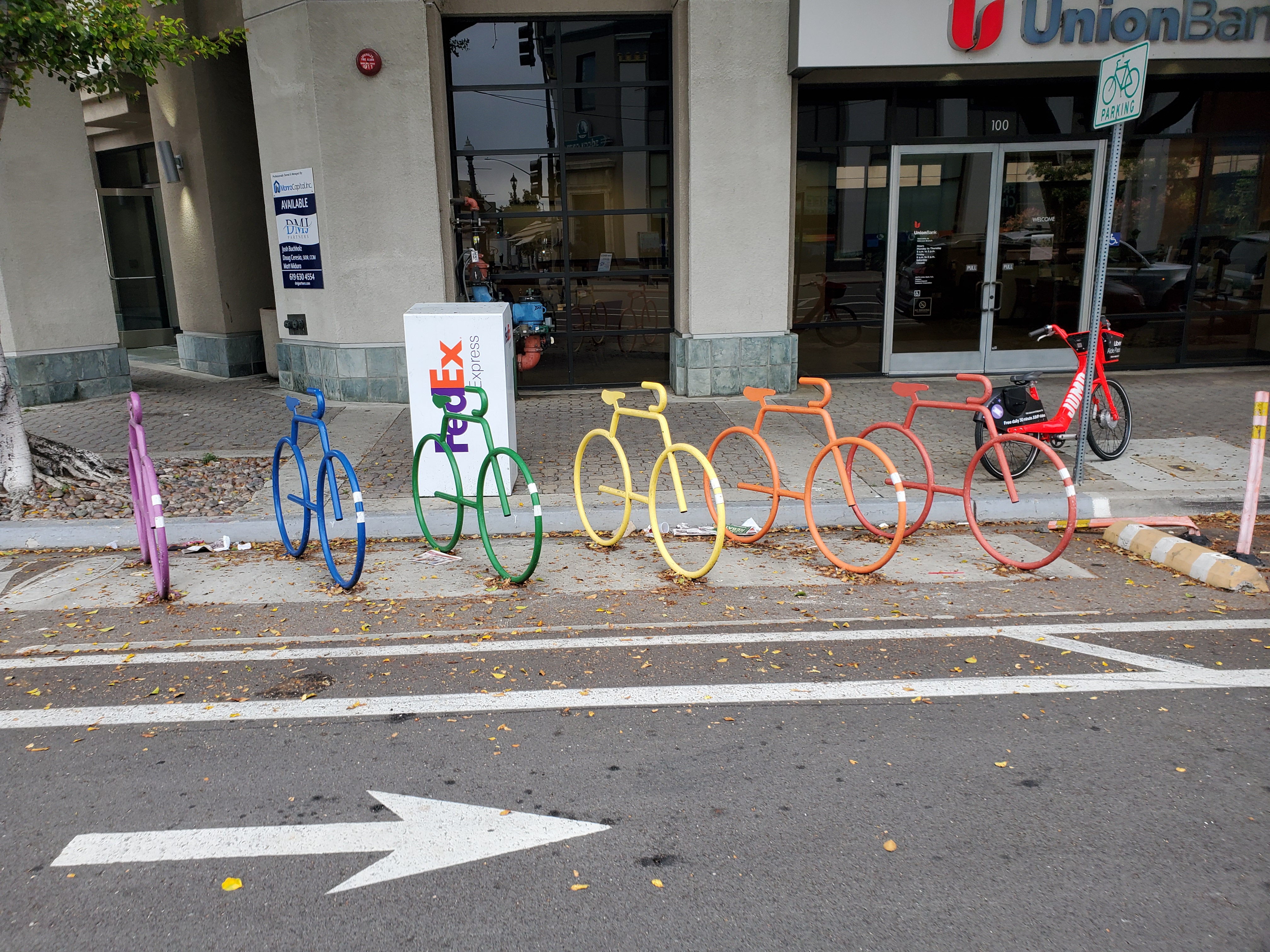 iCommute bike locker in downtown San Diego.