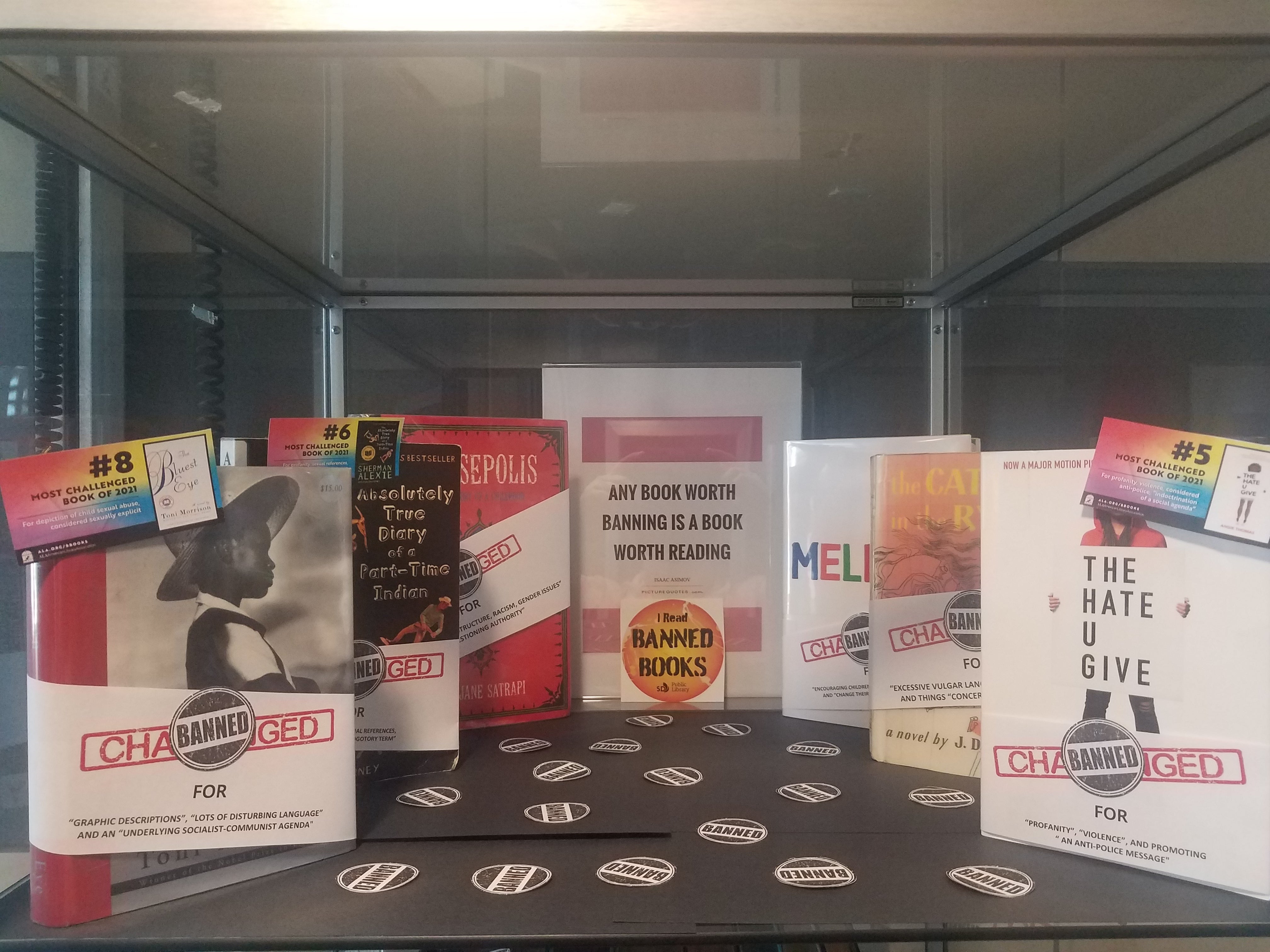 North University Community Banned Books Week Display
