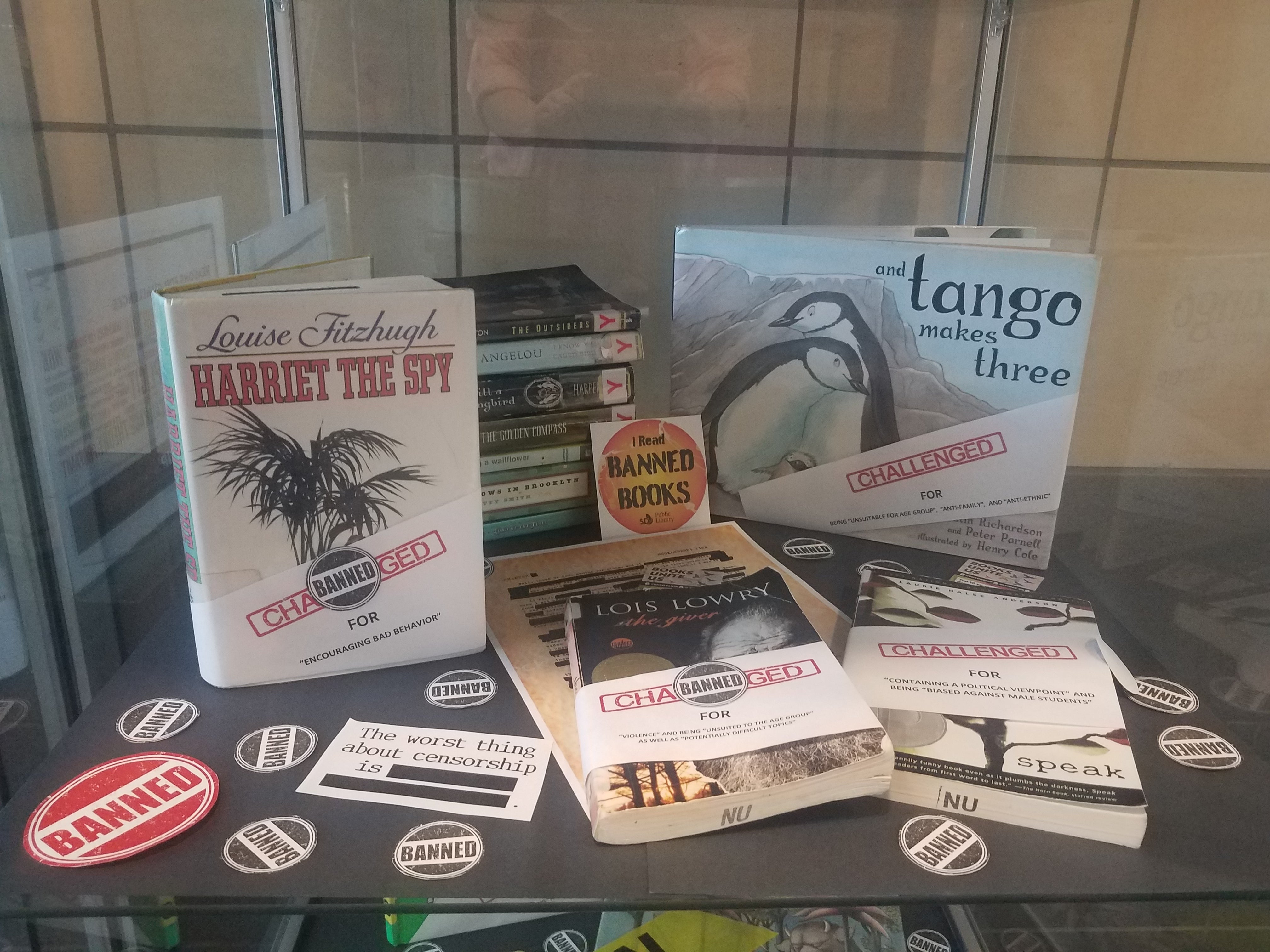 North University Community Banned Books Week Display