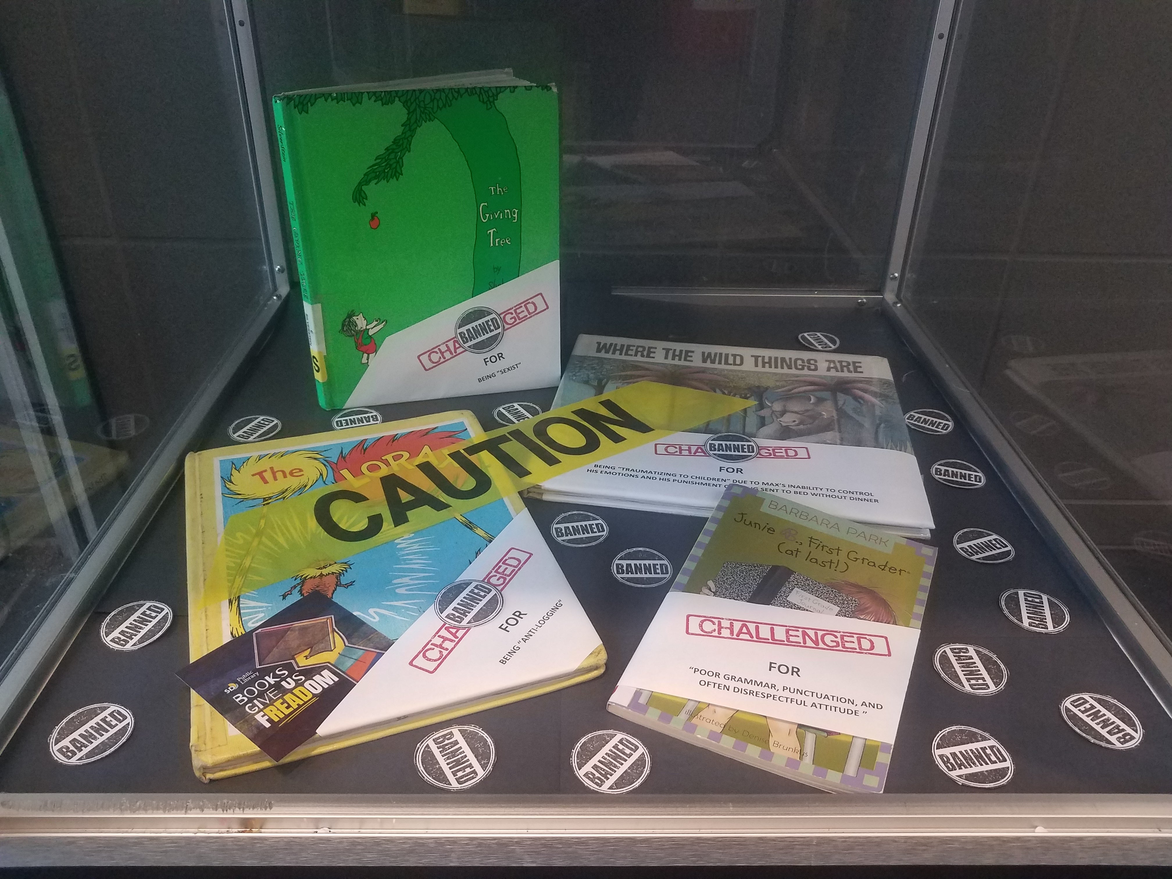 North University Community Banned Books Week Display