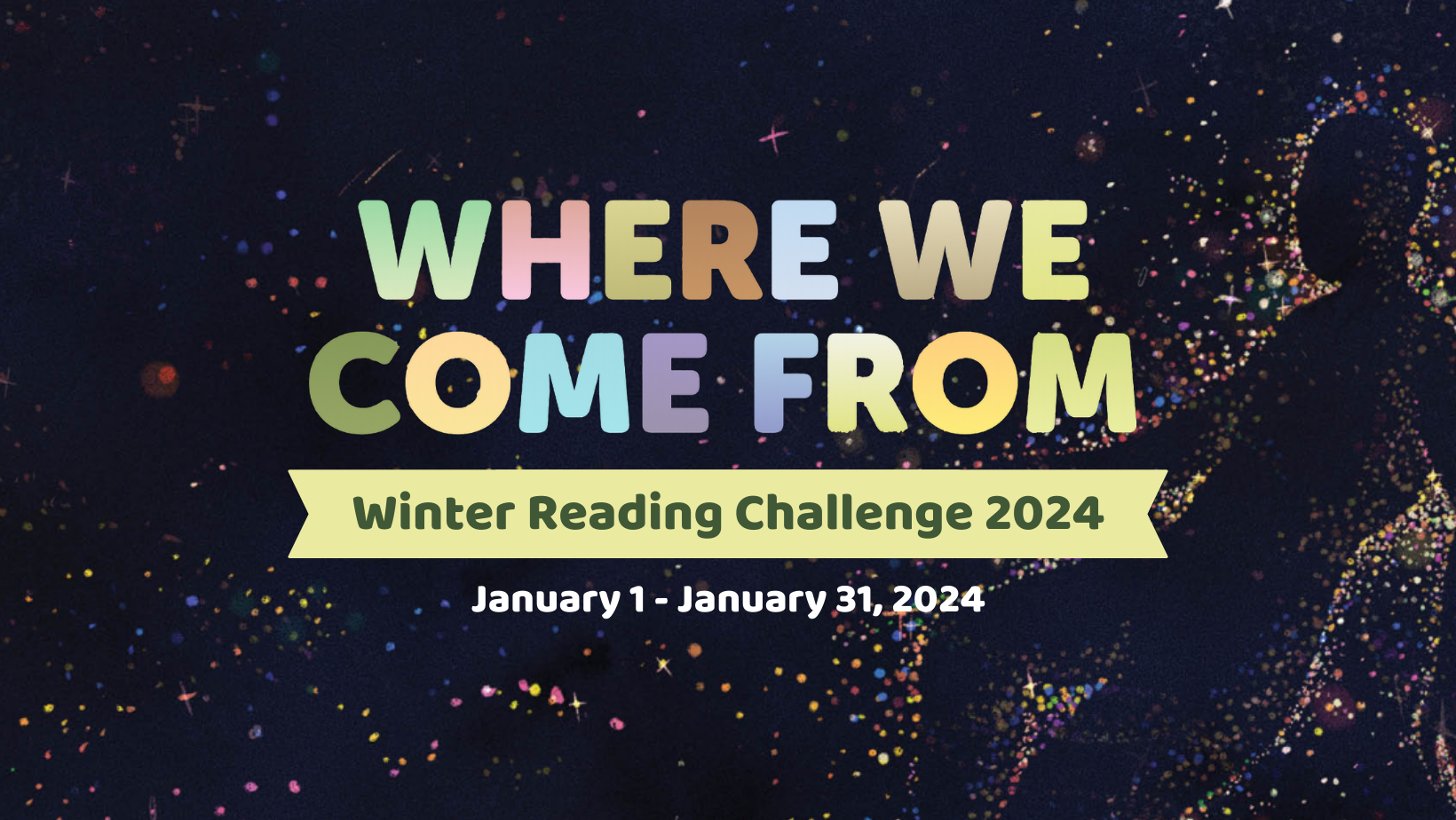 Where we come from: winter reading challenge 2024
