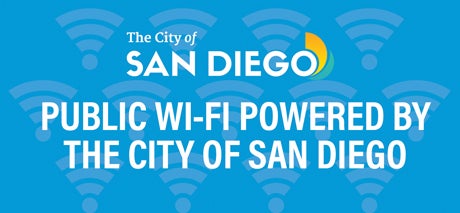 Public WiFi powered by the City of San Diego