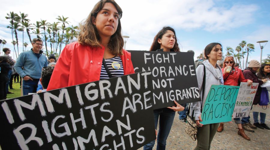 Immigrant rights are human rights. Fight ignorance not immigrants. Deport Racism.