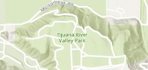 Flood map of Tijuana River Valley