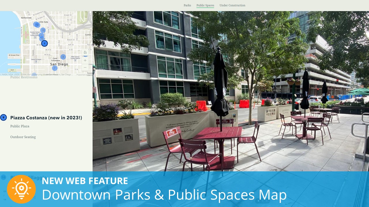 Downtown Parks Map