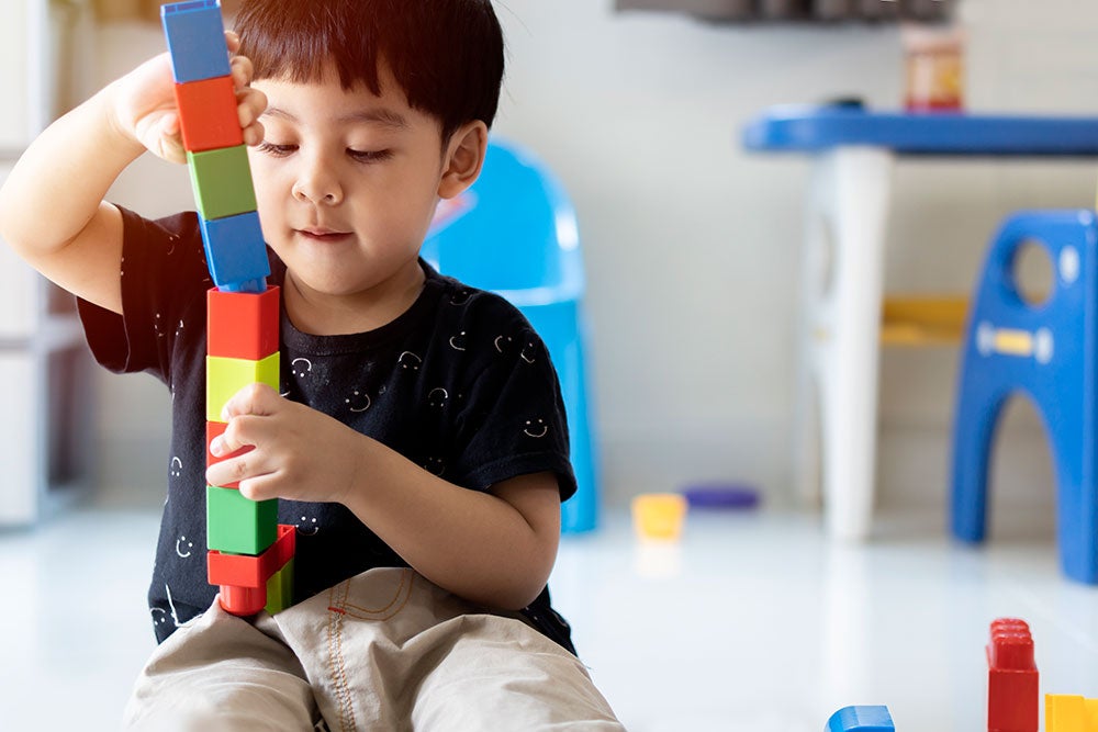 Toddler Playing