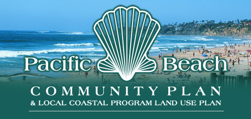 Cover of Pacific Beach Community Plan document