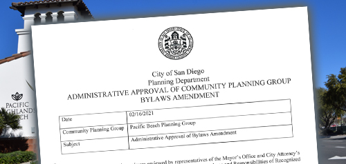 Screenshot of Bylaws document