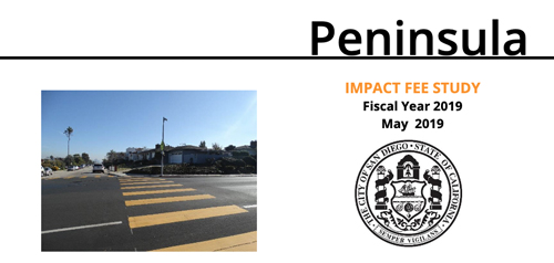 Cover of Peninsula Facilities Financing Plan document