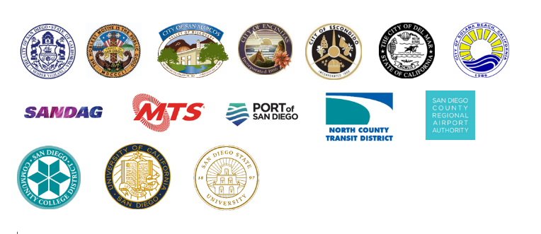 San Diego Community logos