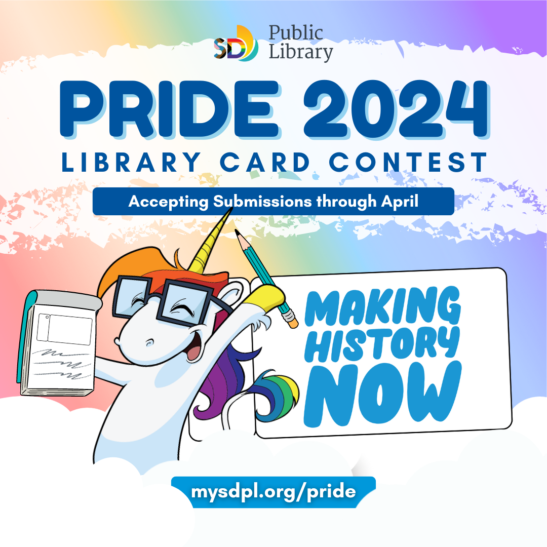 Pride 2024 Library Card Contest Theme - Making History Now