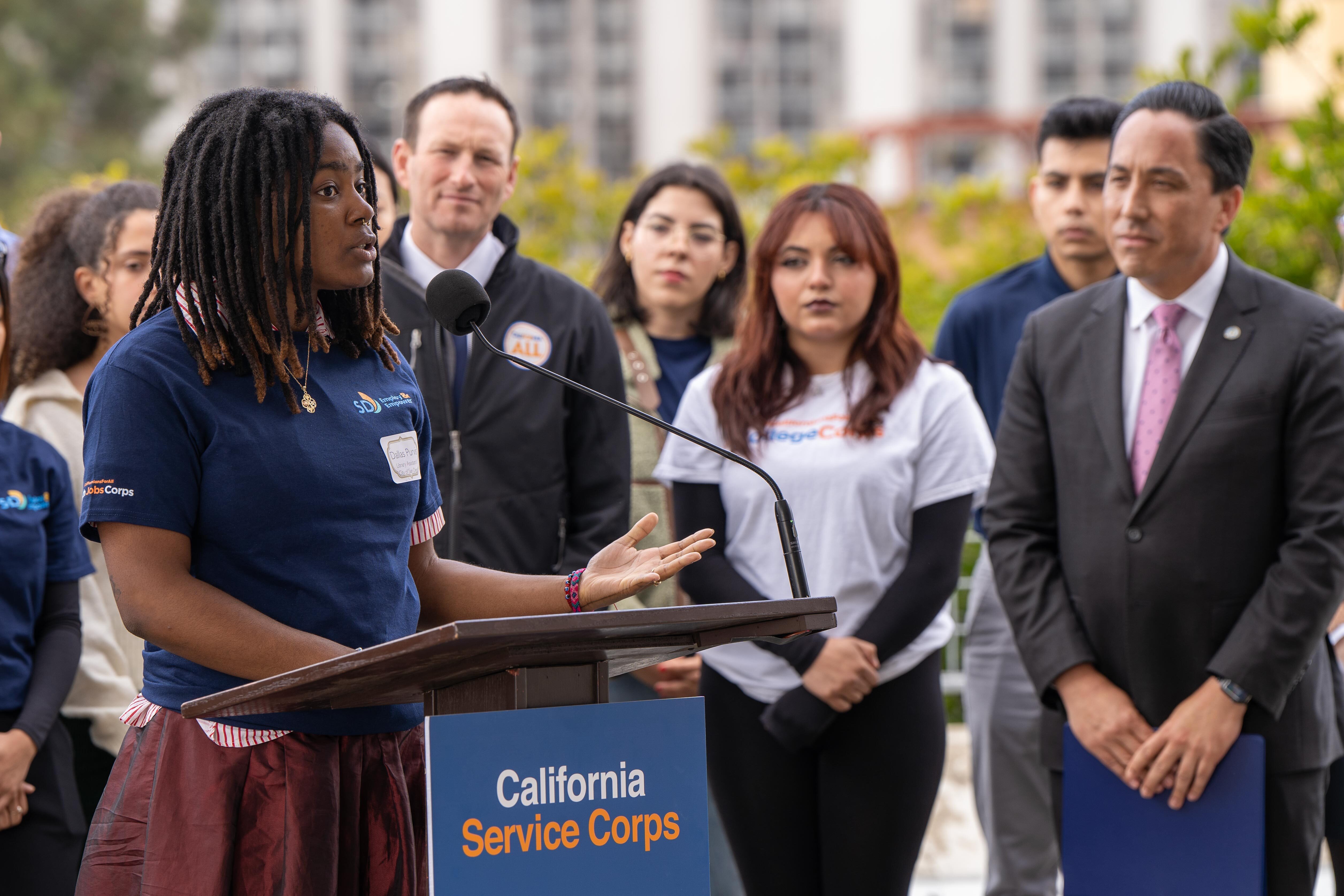 #CaliforniansForAll Youth Jobs Corps alumna Dallas Purvis shares her experience of how the California Service Corps has positively impacted her life and enabled her to make meaningful contributions to her community in San Diego.