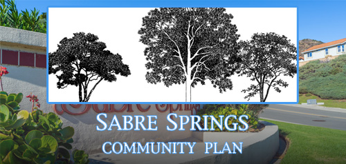 Cover of Sabre Springs Community Plan document