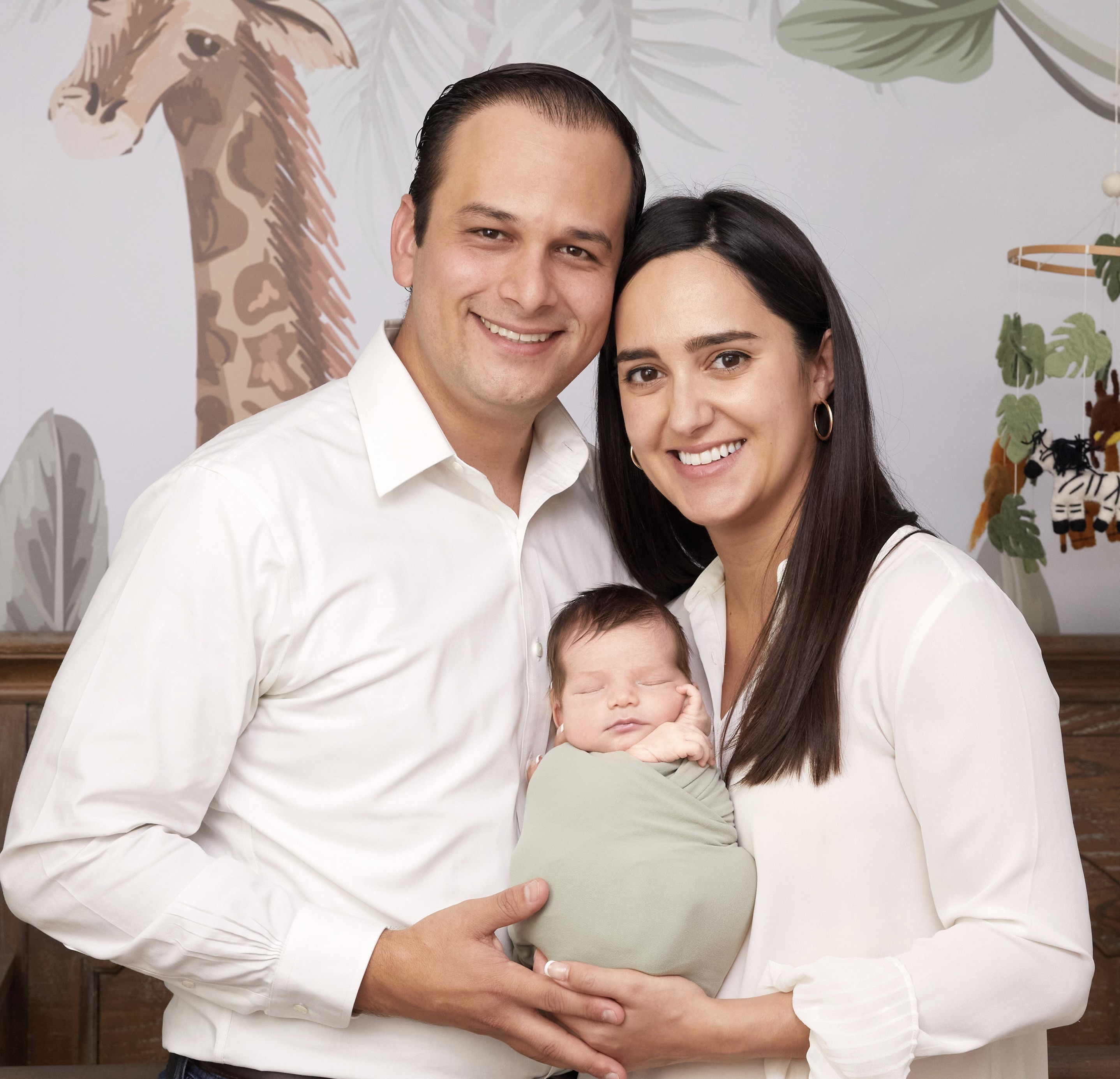 Councilmember Campillo, wife, and baby