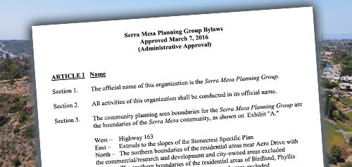 Screenshot of Bylaws document