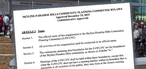 Screenshot of Bylaws document