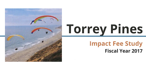 Cover of Torrey Pines Impact Fee Study document