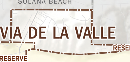Graphical map of Via de la Valle community