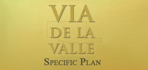 Cover of Via de la Valle Community Plan document