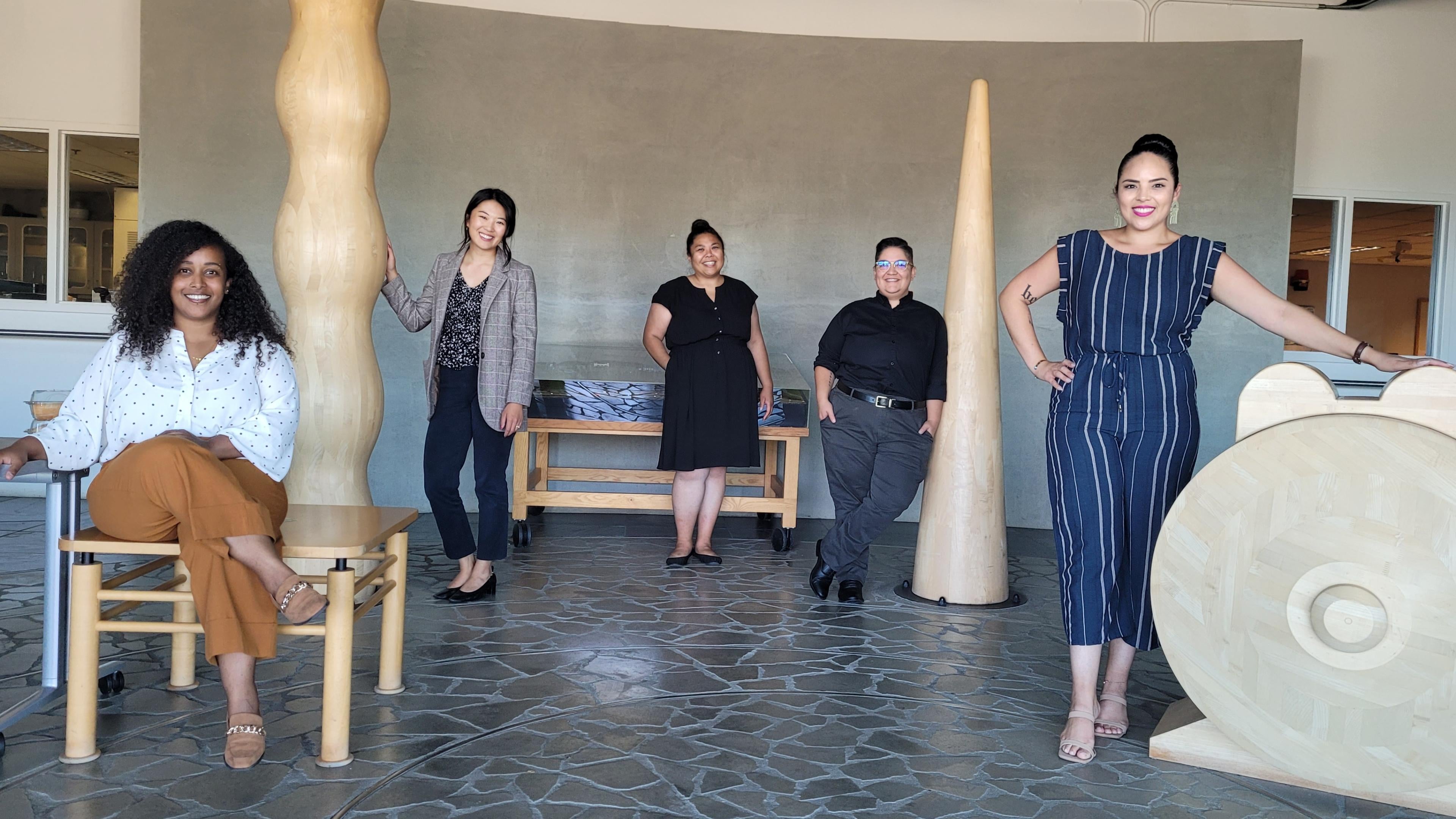 Department of Race and Equity's current 2025 team: Helen, Lisa Ann, Grace, Yey, and Salina.