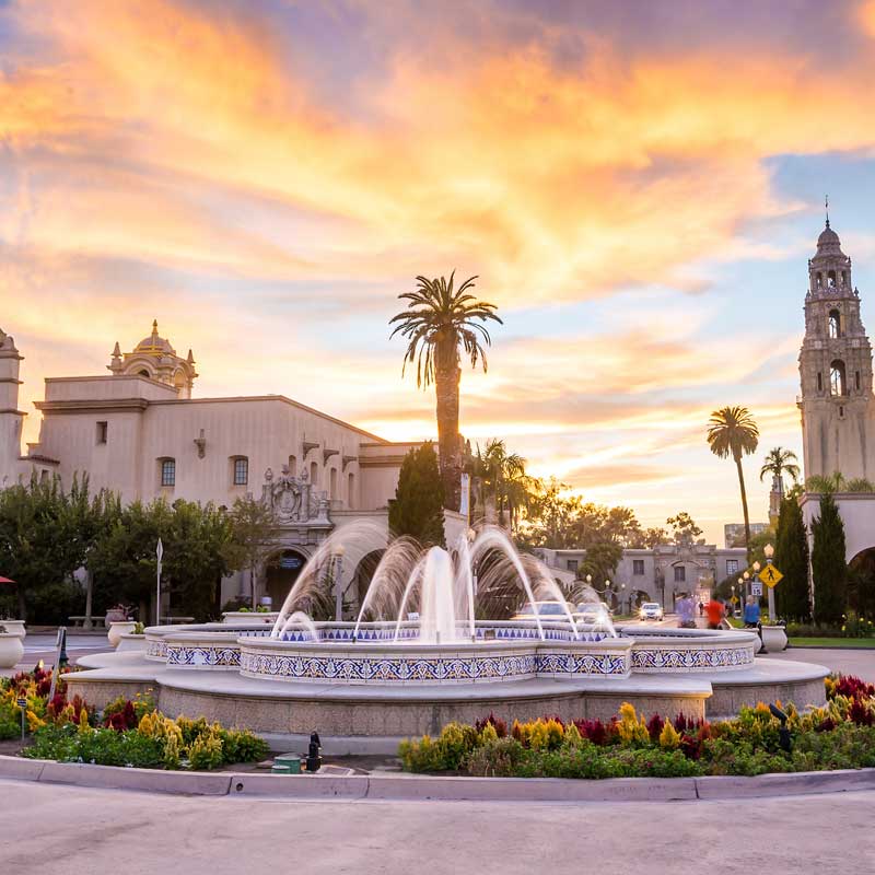 Balboa Park fountain