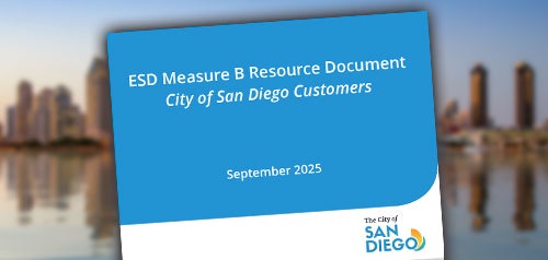 Cover of Environmental Services' Customer Portal Training Resource document 