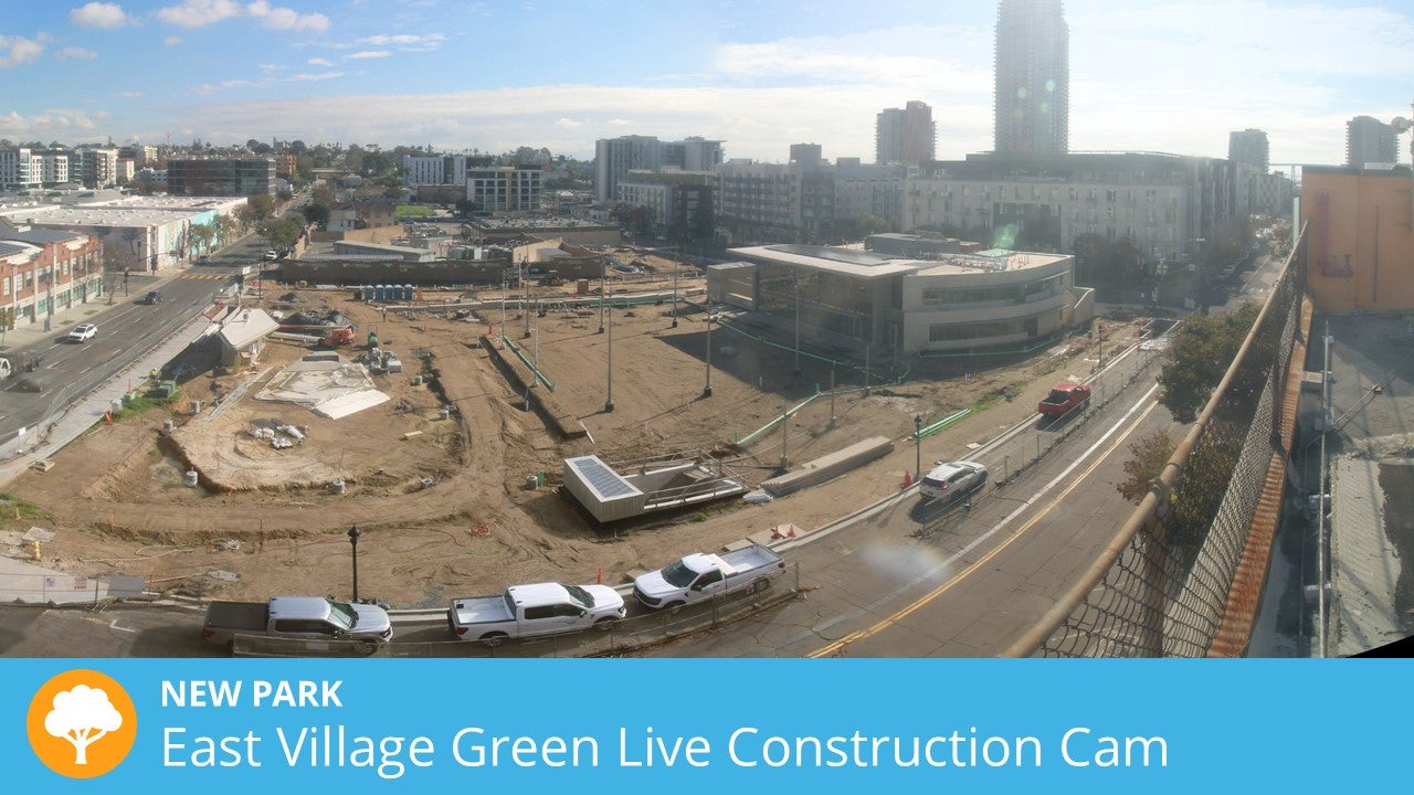 East Village Green Construction