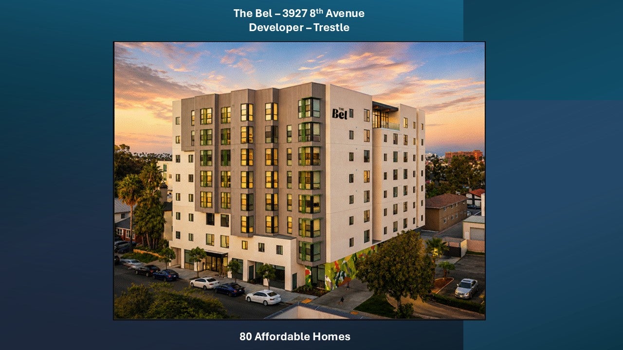 Affordable Housing Permit Now completed project slide the bel