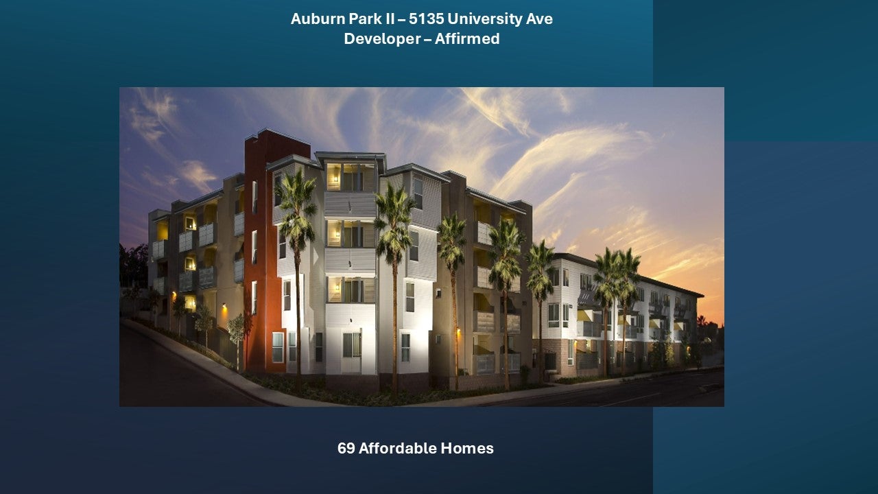 Affordable Housing Permit Now completed project auburn park 2